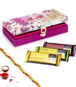 Aapno Rajasthan Premium Purple Box Chocolate Hamper