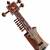 Jogia Sarangi-Special Quality-Handmade Tun Wood-Playing Bow & Wooden Tuning Key, Sheesham Wood Tuning Pegs, Wood Finish