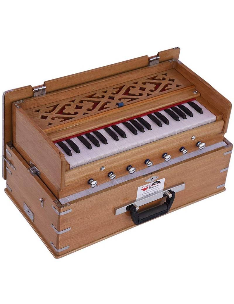 Safri Harmonium 3 Octave Portable, Traveler, Baja, 7 Stop (3 Drone