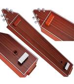 Box Tanpura, Tambura, Tanpuri, 4 Main String, Tun Wood, Male Type Voice, Sweet Sound, Natural Wood Colour, Extra Strings