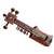 Jogia Sarangi-Special Quality-Handmade Tun Wood-Playing Bow & Wooden Tuning Key, Sheesham Wood Tuning Pegs, Wood Finish