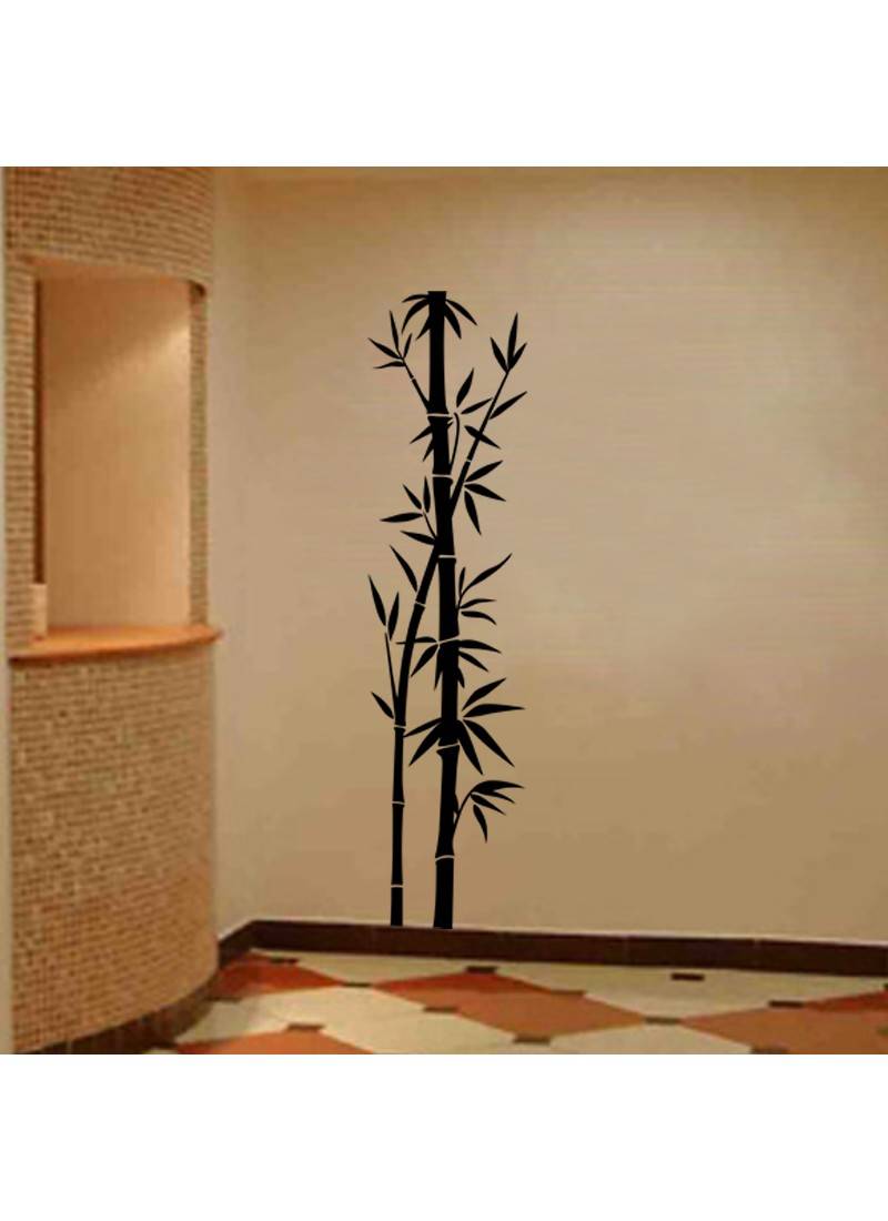 The Leafy Bamboo Wall Decal