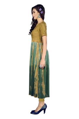 Multicolor printed rayon multicolor kurtis 3