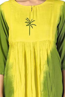 Multicolor printed rayon multicolor kurtis 4