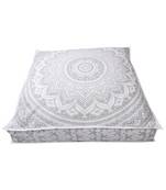 Huge Mandala Tapestry Dog Bed Cover, Mandala Cushion  Boho Floor Pillow (Cover Only)