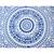 Indian Dog Pillow Case Decorative Cotton Mandala Pet Bed Square Throw (Cover Only)
