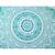 Indian Large Dog Bed Ethnic Mandala Floor Pillow Cotton Cushion Bohemian Pet Bed Throw (Cover Only)