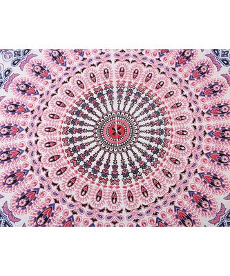 Indian Large Mandala Dog Bed Cotton Pet Cushion Ethnic Meditation Dog Pillow Bed (Cover Only) 4