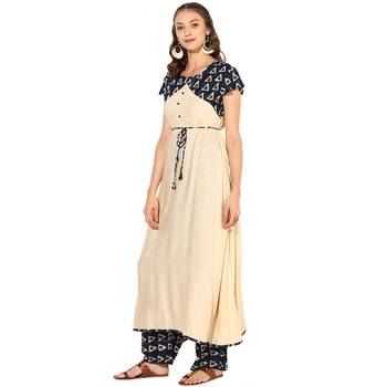 Multi Rayon Digital Prints Long  Anarkali Kurti 3