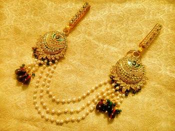 Kundan double juda waist belt kamarband ethnic wedding jewellery 1