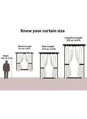 Fabzi Set of 2 Window Semi-Transparent Eyelet Polyester Curtains Maroon 4