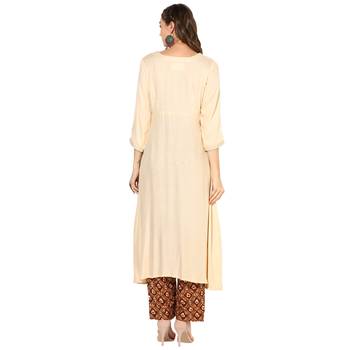 Multi Rayon Digital Prints Long  Anarkali Kurti 4
