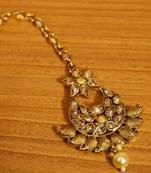 White Zircon Maang Tikka