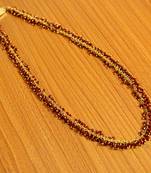 Maroon Swarovski Crystal Necklaces