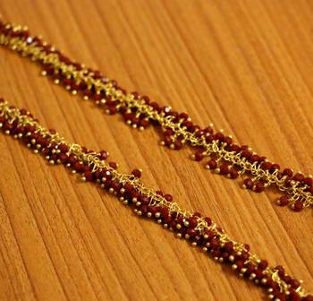 Maroon Swarovski Crystal Necklaces 2