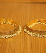 Gold Pearl Anklets