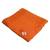 Fabzi Single Solid Orange color Embroidery cotton Bath Towels (size 60"x30")