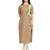 Coffee plain Khadi cotton kurtis