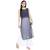Grey Georgette Plain Stitched Kurti
