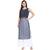Grey Georgette Plain Stitched Kurti