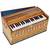 Harmonium Teak Wood, 11 Stop- 6 Main & 5 Drone, 3   Octaves, Coupler, Natural Wood Color, Bass/Male Reed- 440 Hz.