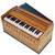 Harmonium Teak Wood, 11 Stop- 6 Main & 5 Drone, 3   Octaves, Coupler, Natural Wood Color, Bass/Male Reed- 440 Hz.