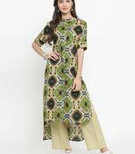 Indibelle Multicolor woven cotton kurtis