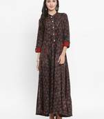 Grey woven viscose rayon kurtis