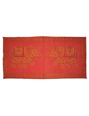 Elegant Cotton Elephant wall Hanging Toran Tapestry 64 X 35 Inches 1