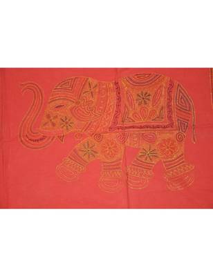 Elegant Cotton Elephant wall Hanging Toran Tapestry 64 X 35 Inches 3