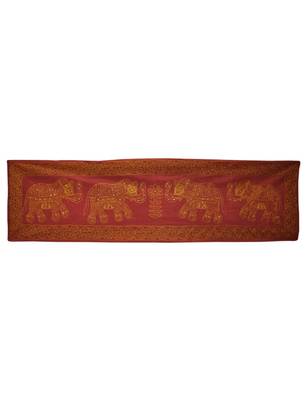 Lal Haveli Designer Embroidered Decorative wall Cotton Elephant wall Hanging 1