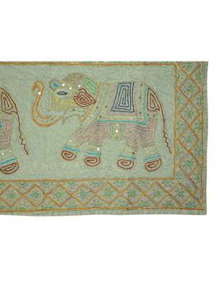 Traditional Design Decorative Elephant wall Hanging Tapestry Runner 3