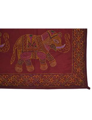 Lal Haveli Vintage wall Hanging Tapestry 48 X 16 Inches 3