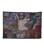 Lal Haveli Decorative Embroidered Vintage Tapestry wall Hanging Decorative