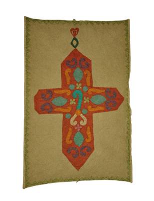 Lal Haveli Cotton wall Hanging Ethnic Patchwork Tapestry Vintage wall Art 36 X 53 Inches 1