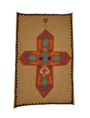Lal Haveli Indian Decorative Tapestry Vintage Cotton Hanging Wall Art Table Throw 1