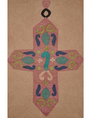Lal Haveli Patchwork wall Hanging Cotton Vintage Tapestry Brown Table 36 X 53 Inches 2