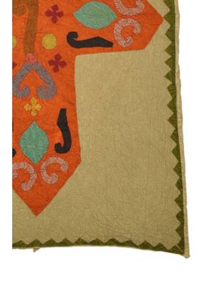 Lal Haveli Cotton wall Hanging Patchwork Tapestry Handmade Hanging Table 36 X 53 Inches 3
