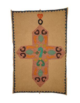Lal Haveli Vintage Tapestry Cotton Patchwork wall Hanging Ethnic 36 X 53 Inches 1