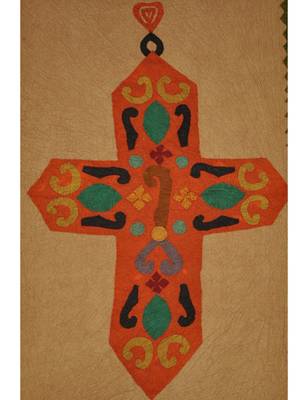 Lal Haveli Ethnic wall Hanging Cotton Patchwork Tapestry Vintage wall Art 36 X 53 Inches 2
