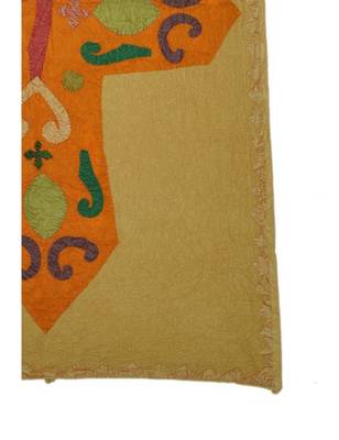 Lal Haveli Patchwork wall Hanging wall Art Cotton Vintage Tapestry 36 X 53 Inches 3