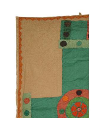 Lal Haveli Ethnic wall Hanging Handmade Patchwork Tapestry Cotton 36 X 53 Inches 3