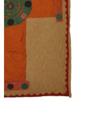 Lal Haveli Vintage wall Hanging Ethnic Patchwork Cotton Table Throw 36 X 53 Inches 3