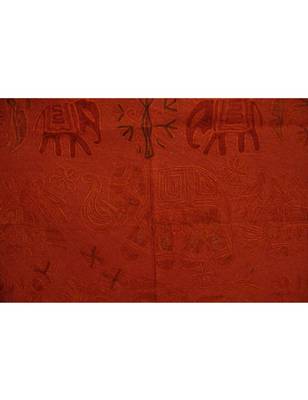 Lal Haveli Wall D  cor Hanging Designer Animal Art Tapestry 33 X 35 Inches 2