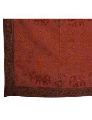 Lal Haveli Wall D  cor Hanging Designer Animal Art Tapestry 33 X 35 Inches 3