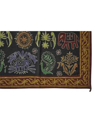 Lal Haveli Embroidered Work Design Cotton Table Runner Table Decorations 18 X 51 Inch 3