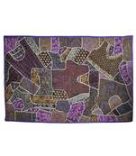 Embroidery wall Hanging Patchwork Tapestry Cotton Ethnic 39 X 59 Inches