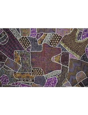 Embroidery wall Hanging Patchwork Tapestry Cotton Ethnic 39 X 59 Inches 2