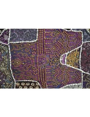 Embroidery wall Hanging Patchwork Tapestry Cotton Ethnic 39 X 59 Inches 3
