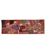 Lal Haveli Decorative Sequins Embroidery Work Design Cotton Handmade wall Hanging